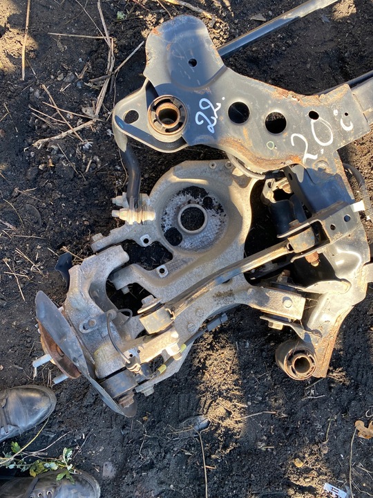 фото №6, 22 ford mondeo mk5 подвешивание задние подрамник 2.0eb