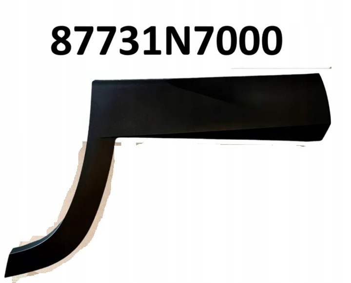 фото №1, Hyundai tucson планка дверь зад левая оригинальный номер 87731n7000