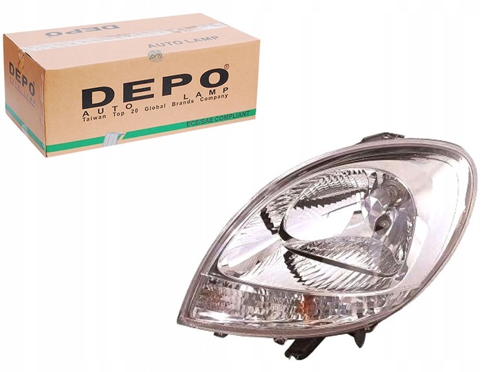 фото №1, Фара h4 электрический цвет вкладыш: хромированный