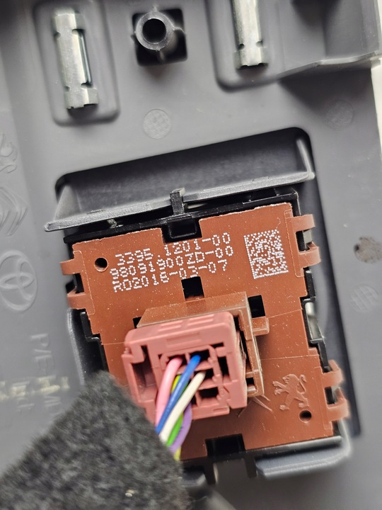 фото №5, Переключатель панель управление защита консоли toyota proace ii jumpy expert