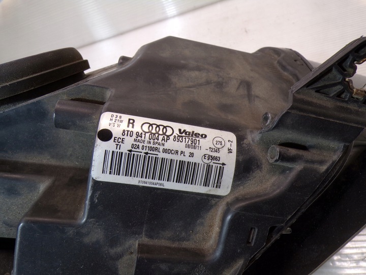 фото №6, Лампа правая перед передняя audi a5 8t bi ксенон 8t0941004ap