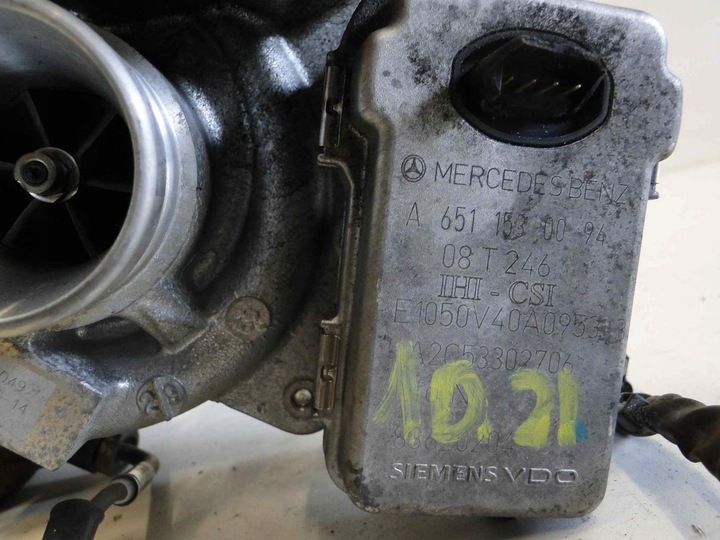 фото №7, Mercedes турбіна турбонагнітач om 651 a6510902780