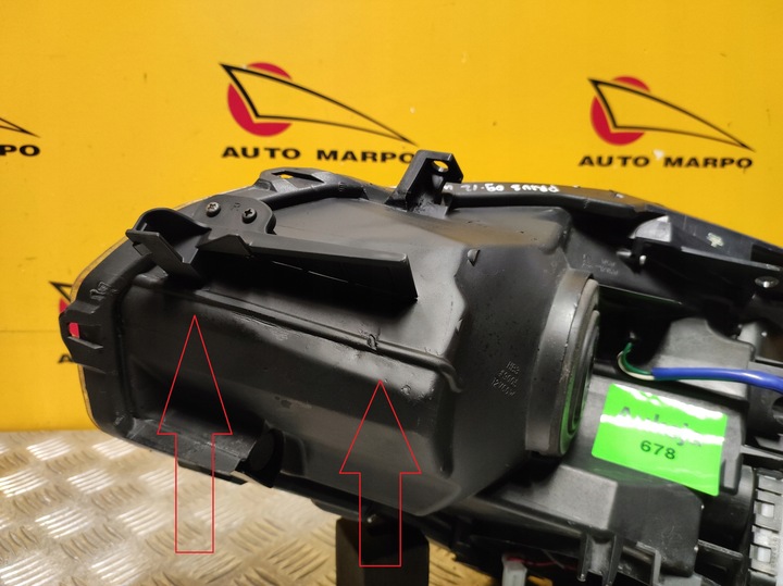 фото №12, Toyota prius 2009- фара лампа повний led права usa