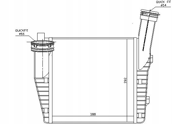 фото №14, Радіаторів інтеркулер nissens 96611