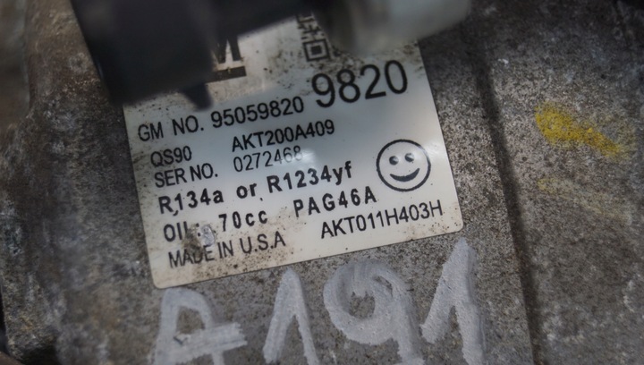 фото №7, Компресор кондиціонера opel mokka a 1.7 cdti 95059820