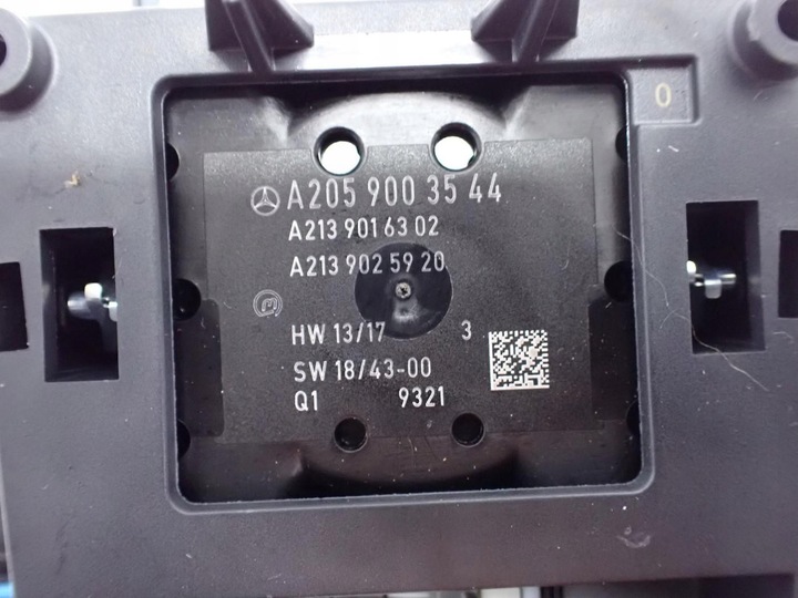 фото №16, Навігація навігація радіо дисплей a2229006320 рестайлінг mercedes c-klasa w205 19r