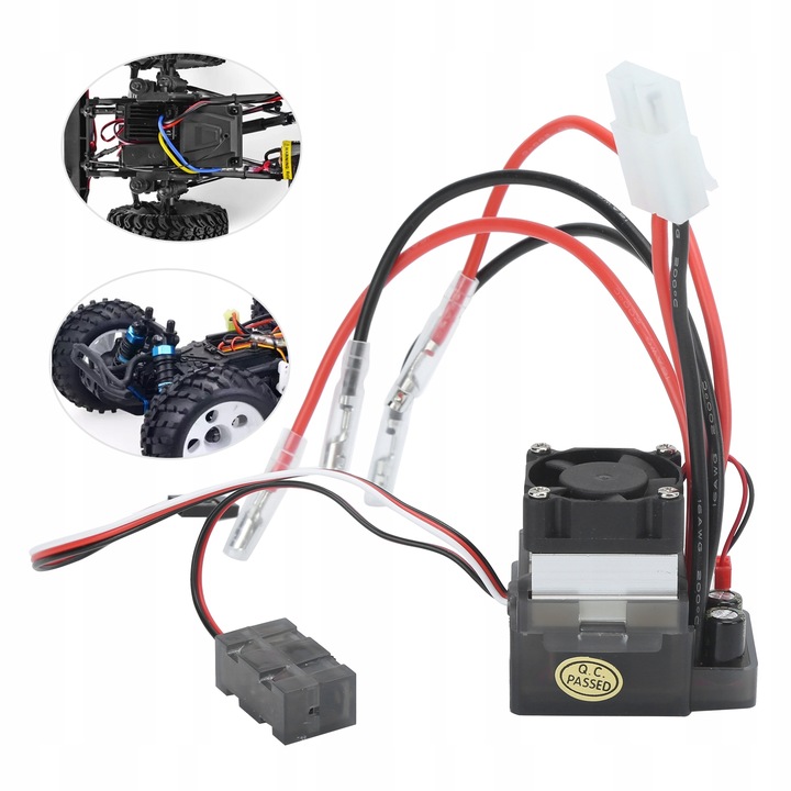 фото №13, Водонепроникний контролер szczotkowy esc 360a rc car 1/10