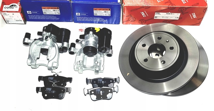 фото №4, Trw диски + тормозные колодки перед df4850s gdb1683 ford mondeo mk4 iv galaxy ii