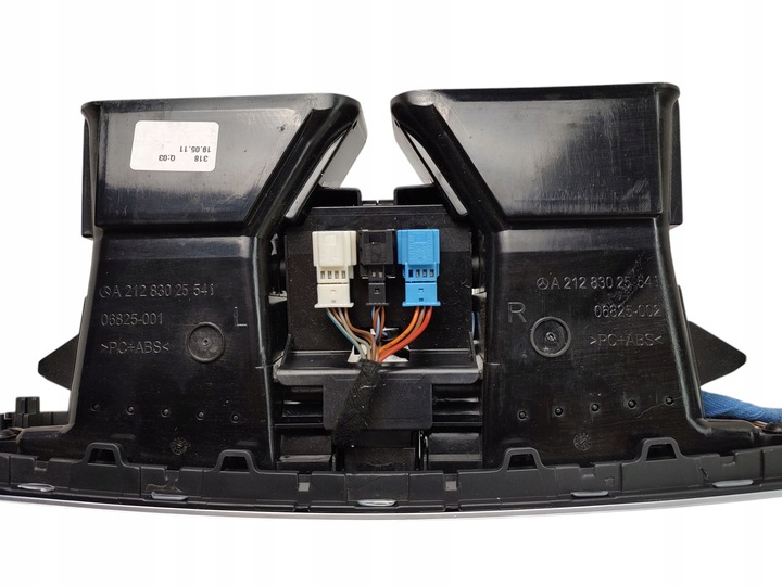 фото №8, Панель раздаточная решётка воздуховод dekor планка алюминий mercedes w212 eu