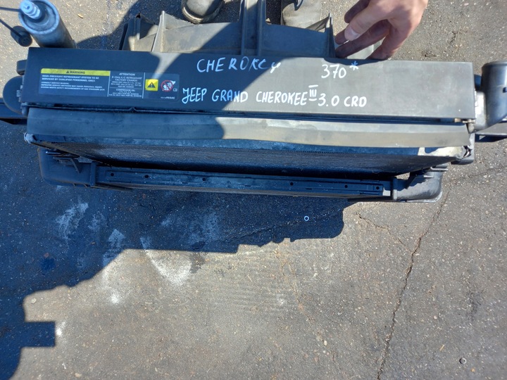 фото №4, Комплект радиатор jeep grand cherokee iii 3.0 crdi