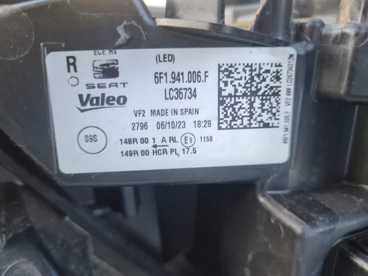 фото №14, Seat ibiza v рестайлинг arona рестайлинг лампа перед полный led база 6f1941005f 6f1941006f