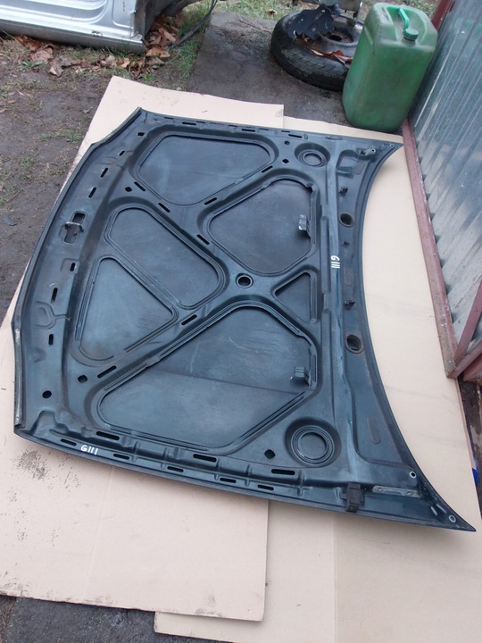 фото №5, Капот зелёная vw golf iii 3 cabrio