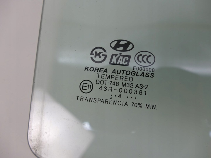 фото №2, Hyundai tucson i скло двері правий зад 04r