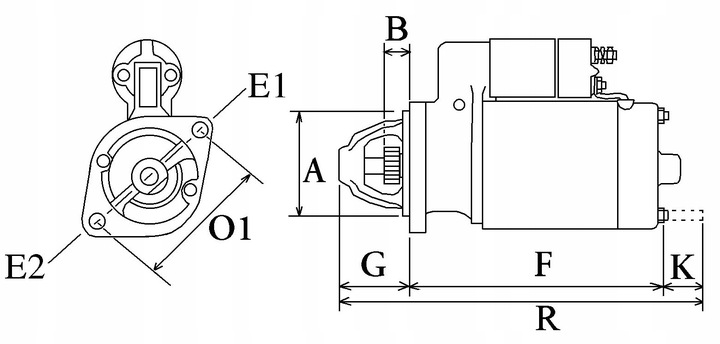 фото №2, Стартер 12v 1.4kw