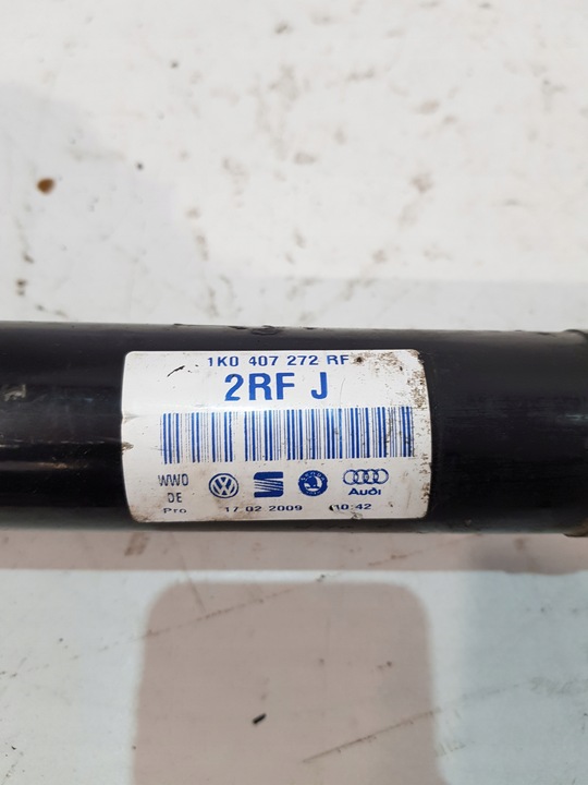 фото №8, Піввісь права праві перед 1k0407272rf audi vw skoda 1.6 tdi dsg