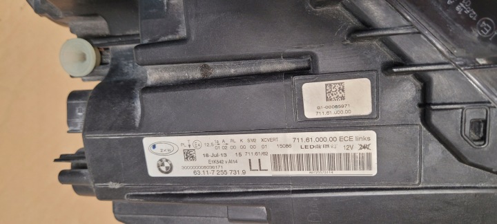 фото №13, Фара повний led адаптивний bmw 6 f06 f12 f13 7255732 7255731 європа kpl