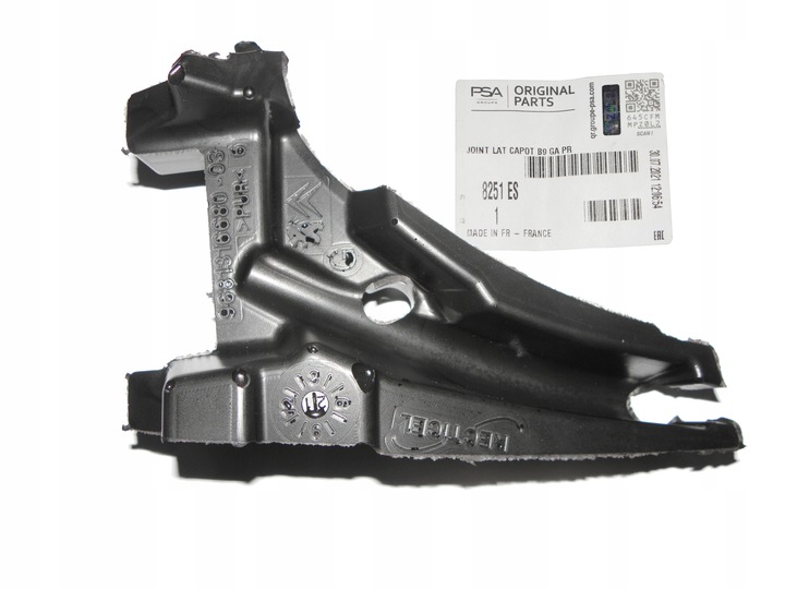 фото №3, Левая губка шумоизоляция подкапотное пространство berlingo partner iii 08+