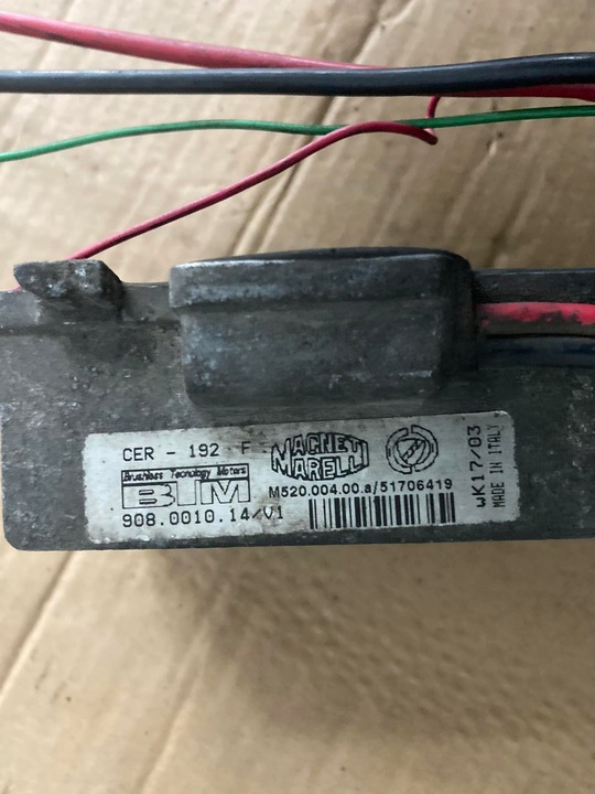 фото №5, Блок керування вентилятора радіатор fiat stilo 51706419