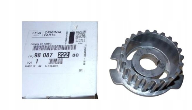 фото №1, Колесо зубчасте насоса вприскувальної 1.5 d opel combo corsa crossland vivaro оригінал