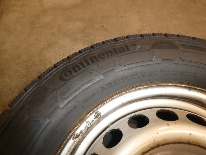 фото №8, Koło запасне vw crafter sprinter a0014014802 5x130 235/65/16
