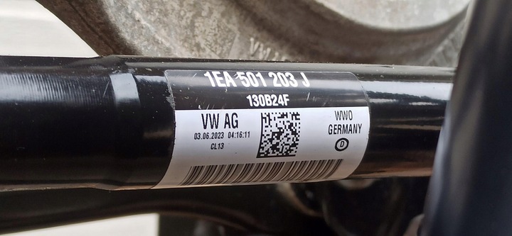 фото №15, Skoda enyaq двигатель электрический подвешивание зад комплект ebja 1ea907230