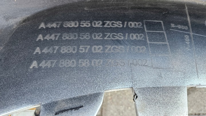 фото №12, Бампер mercedes vito w447 2014-19 перед переднє