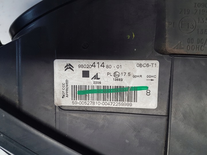 фото №8, C4 ii grand picasso лампа перед права uk