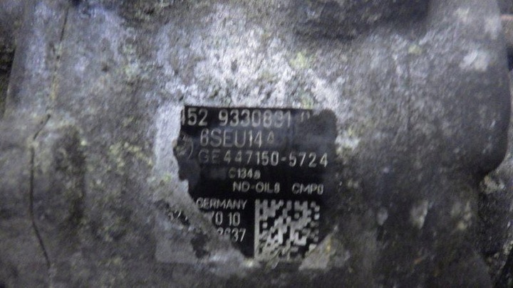 фото №6, Компрессор кондиционера bmw 4 f36 gran купе i 3.0 d 9330831 447150-5724