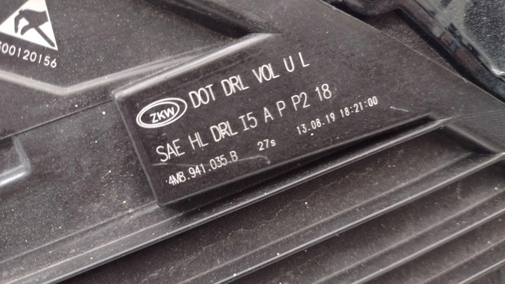 фото №10, Audi q8 4m8 лампа передня перед ліва matrix led usa 4m8941035b