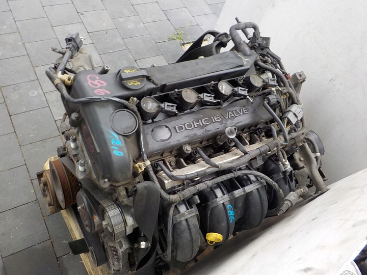 фото №11, Mazda 5 3 bk 06r 2.0 16v 150km двигатель lf комплектный