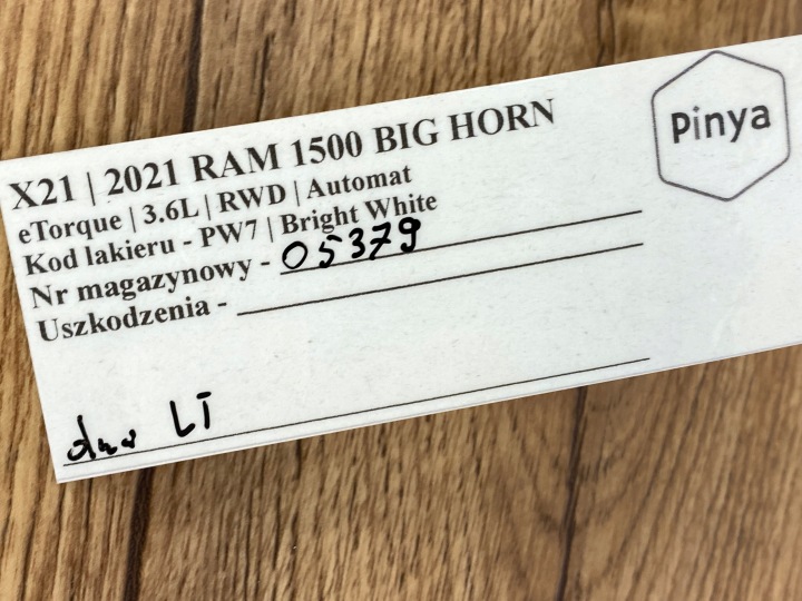 фото №7, Уплотнитель двери левые зад ram 1500 2019+ usa