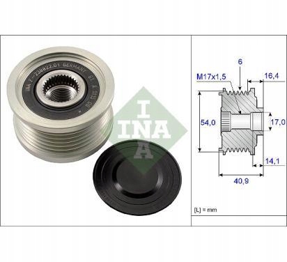 фото №2, Ina зчеплення генератора fiat stilo bravo