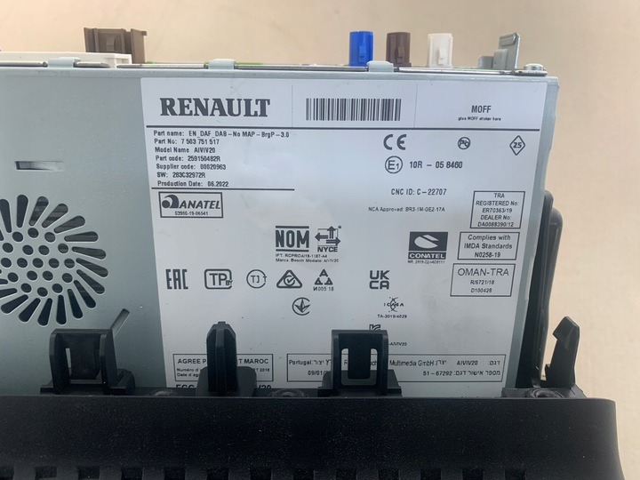 фото №16, Townstar renault kangoo iii 3 1.3 tce 22r радіо навігація навігація оригінал