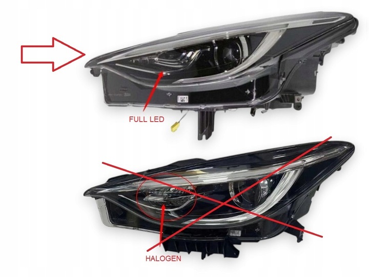 фото №2, Модуль drl led фара перед лівий b010390b 10392-b do infiniti qx30 q30