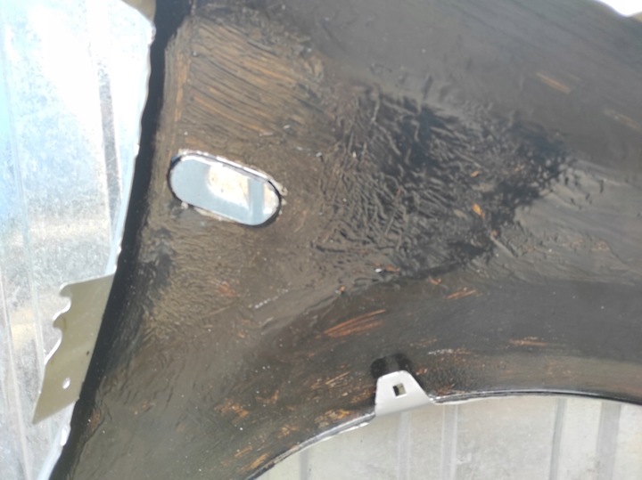 фото №9, Крило лівий vw passat b5 дорестайлінг la7w антигравійне покриття