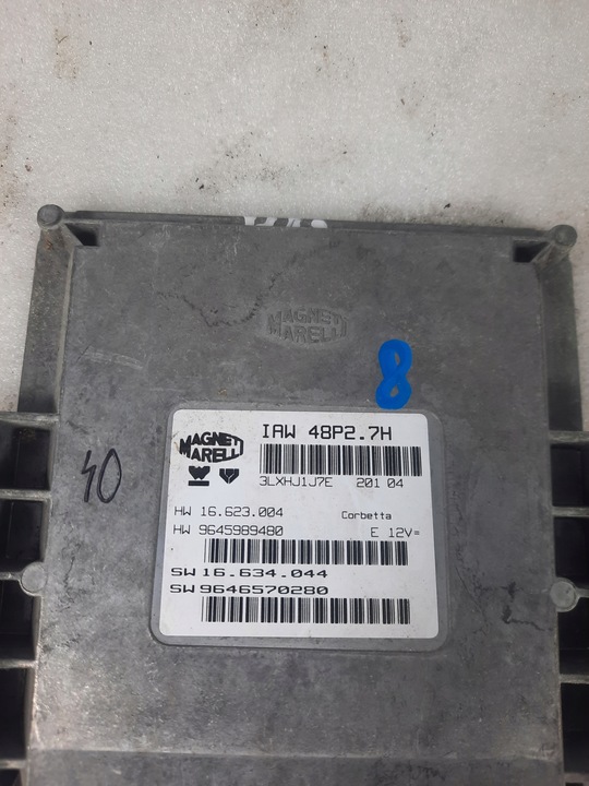 фото №2, Citroen c2 03-08 1,1 комп'ютер двигуна 9646570280