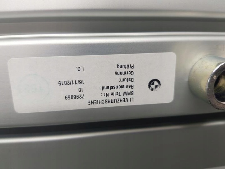 фото №6, Шина направляющая багажника bmw f34 7298060 7298059