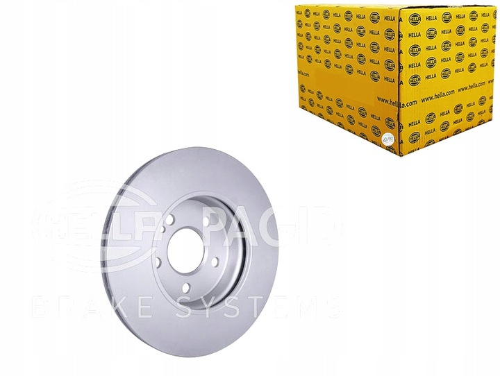 фото №1, Диски тормозные 2szt. крашеные highcarbon перед mercedes-benz hella