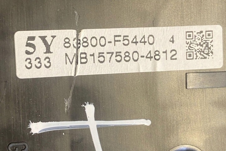 фото №7, Спідометр  toyota yaris _p1_ 83800f5440 1.5l 2017