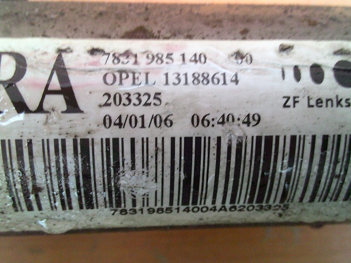 фото №15, Opel astra iii h zafira b трансмиссия рулевая zf 13292548 uh lux ok