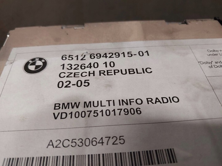 фото №12, Радиопроигрыватель навигация bmw 3 e46 6942915-01 65126942915-01