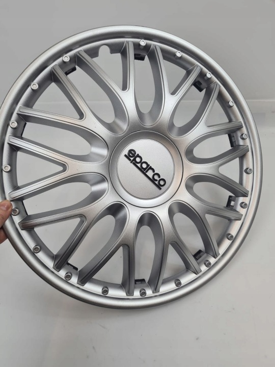 фото №8, Сріблястий ковпаки декоративний sparco spc1596sv roma комплект 3 штук 15"