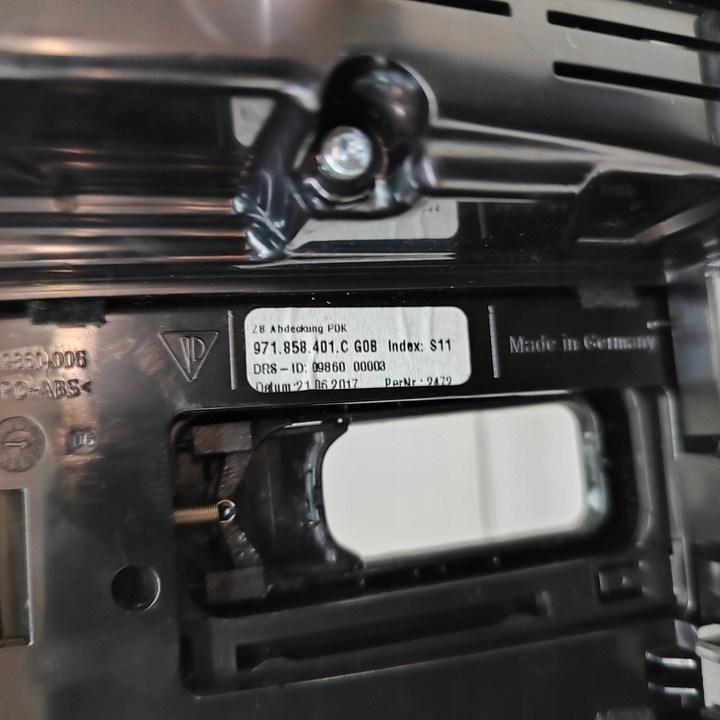 фото №8, Porsche panamera 971 2018 переключатель / выключатель воздуховод вентилятор