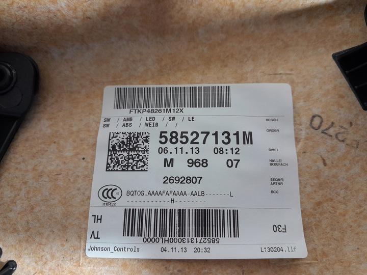 фото №8, Bmw 3' f30 боковина двері лівий зад чорна шкіра