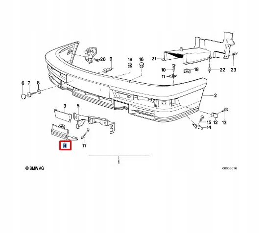 фото №9, Bmw 5 e28 m бампер передний правое защита 51111934658 1934658