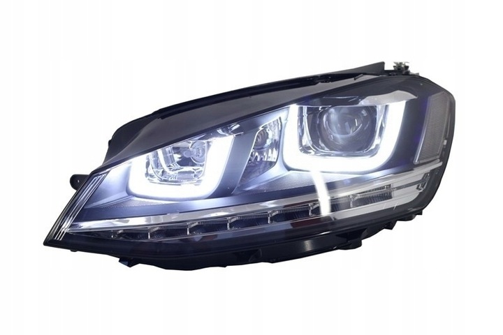 фото №5, Фари 3d led drl do vw golf 7 vii 12-17 r-line flowing динамічний
