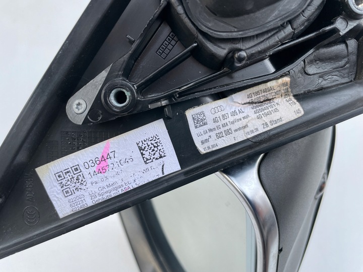 фото №8, Дзеркало 14+2 pin камера фотохромний електрично складний 3q7 audi s6 c7 4g