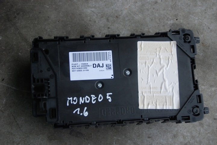 фото №3, Ford mondeo mk5 модуль коробка bsi fu5t-15604-daj