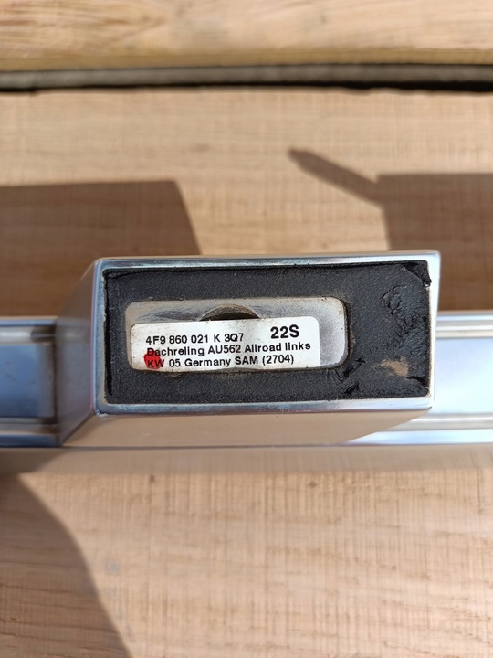 фото №9, Audi оригінальний номер 4f9860021k рейлінги дахові хромовані