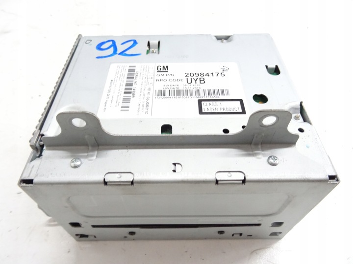 фото №6, Chevrolet cruze радіопрогравач дисплей панель